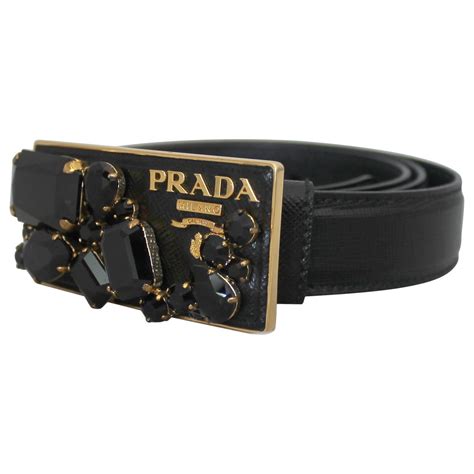 prada thin belt